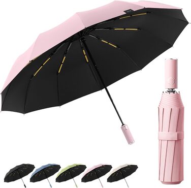 Стійкий до вітру парасолька-автомат, UV-захист, компактний, двофункціональна (Миттсомерроза)