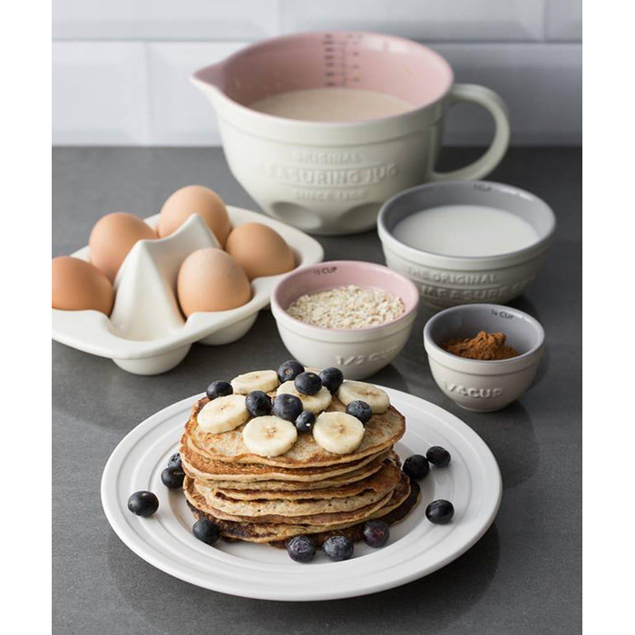 Mason Cash Innovative Kitchen Measuring Containers, stoneware, white, 20.5 x 15 x 10 cm