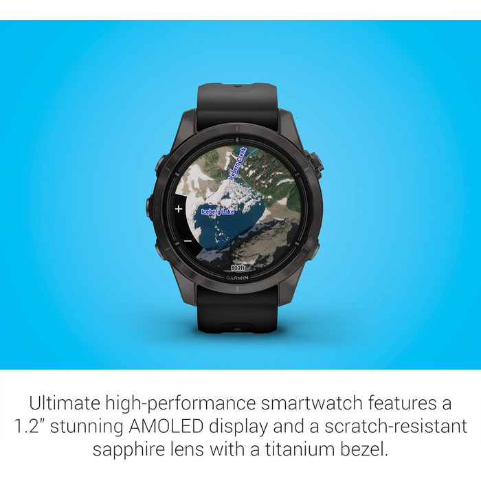 Розумний годинник Garmin epix Pro (Gen 2) Sapphire Edition 51 мм: високопродуктивний, з ліхтариком та просунутою технологією тренувань