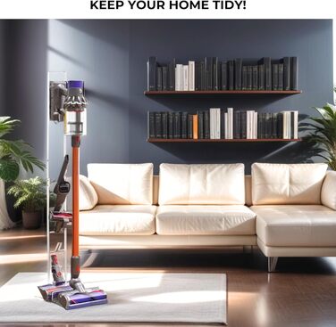 Підставка для пилососів Dyson: V15, V12, V11, V10, V8, V7, V6, DC58, DC59, DC62, DC74. Органайзер та рамка для зберігання.