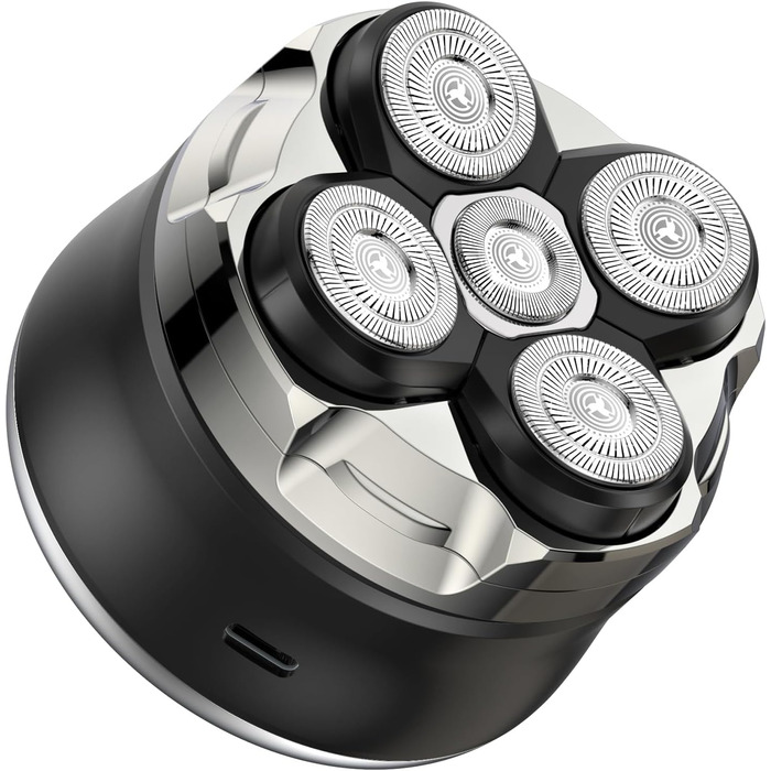 Електричний гоління голови Etrobot Glatzen Rasierer для чоловіків - вологостійкий, 5D, з LED-дисплеєм, MOJO 1 Wireless