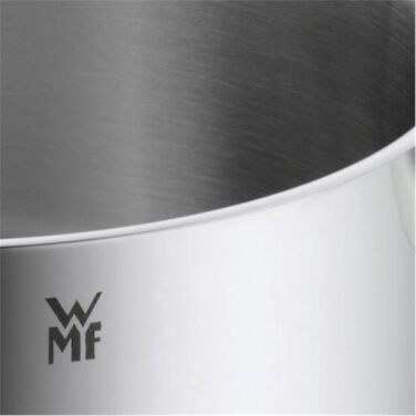Каструля WMF Mini Stielkasserolle 12 см, 0,7 л, з нержавіючої сталі Cromargan, без кришки, для невеликих порцій, сумісна з індукцією, компактна, для одного користувача