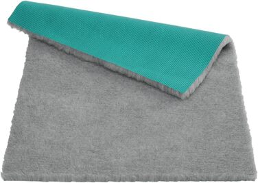 Медична лежанка для собак Premium - ковдра для собак: неслизька, вологопоглинаюча, дихаюча та пральна (сіра, 70 x 100 см)