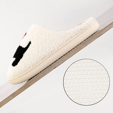 Тапочки домішки Bolukets для жінок та чоловіків, зимові, теплі, плюшеві, у вигляді тварин, з помпоном-шапочкою (39/40 EU)