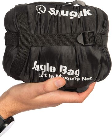 Сумка-мішок Snugpak Jungle Bag, чорний спальний мішок з блискавкою зліва