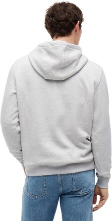Чоловічий худі Tommy Jeans Regular Fit Flag Fleece з капюшоном, сірий (Silver Grey Heather)
