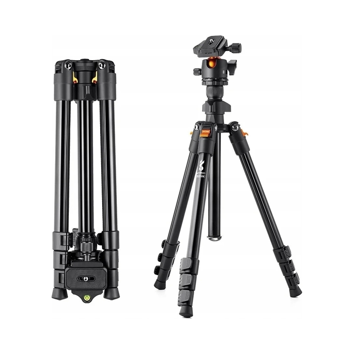 Штатив K&F Concept KF09.101V1, 160 см, чорний