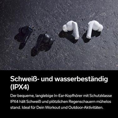 Бездротові навушники Denon AH-C500W True Wireless - білі (з мікрофоном, без активного шумозаглушення)