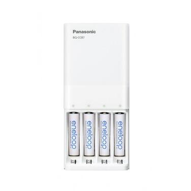 Зарядний пристрій Eneloop USB з функцією Power Bank BQ-CC87 + 4 акумулятори AA