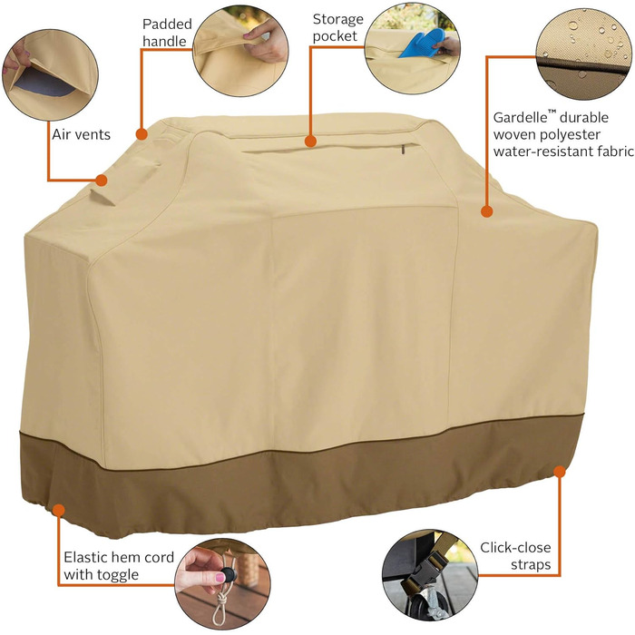 Чохол для гриля Classic Accessories Veranda, водонепроникний, 203 см