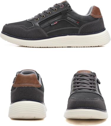 ARRIGO BELLO Чоловічі кросівки для активного відпочинку: легкі, зручні, для туризму та бігу. Розміри 41-46 (B Grey, 43 EU)