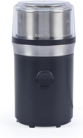 Електрична кавомолка Petra PT6136VDE, 210 Вт, 70 г, нержавіюча сталь, млинок для кави, спецій, трав, знімна чаша, прозора кришка, одна кнопка