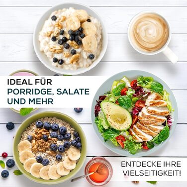 Набір мисок Miamio Palmanova (зелений) – 6 шт. по 800 мл – сучасний дизайн