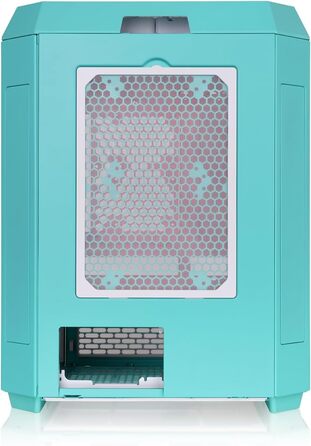 Thermaltake The Tower 600: Корпус ПК ATX Mid-Tower з вертикальним дизайном, USB-C, білий (Mint Strawberry)