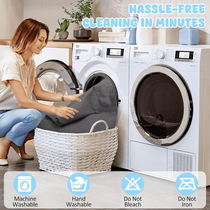 Водонепроникний захисний чохол на диван для собак HezzLuv, ковдра для тварин, захист матрацу, меблів, миючий, двосторонній, стійкий до подряпин, для цуценят, середніх та великих собак та котів, сірий, 157x127 см