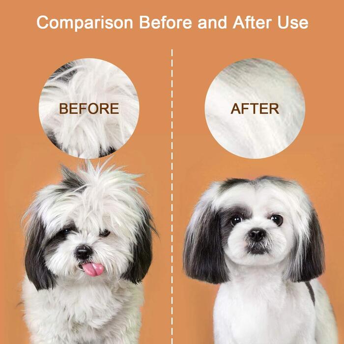 Щітка для котів та собак MELLIEX, щетина кабана та ігольчаста щітка, подвійна щітка для догляду за домашніми тваринами, гребінець для собак та котів з короткою та довгою шерстю