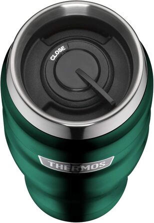 Термокружка туристична Thermos King, нержавіюча сталь, 470 мл, зелений (Pine Green)