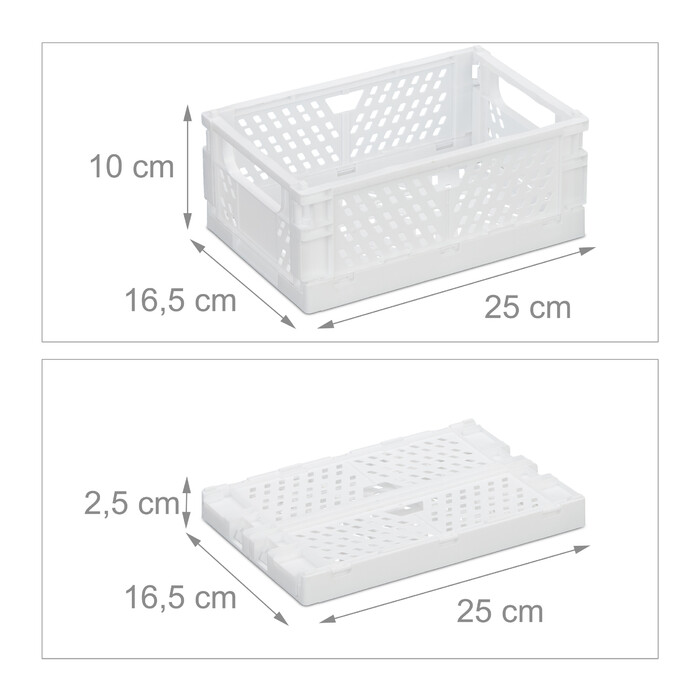 Set of 2 Collapsible Storage Boxes