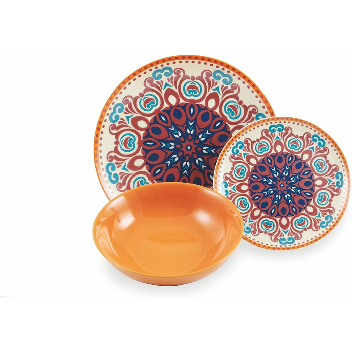 Villa d'Este Home Tivoli Shiraz: 18-частинний порцеляновий сервіз для обіднього столу