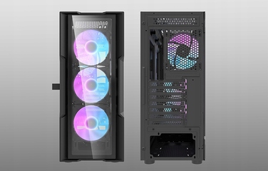 Корпус DarkFlash DK431 GLASS Midi Tower, чорний
