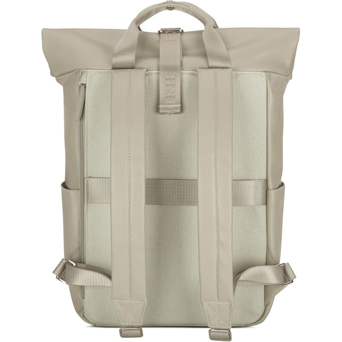 Рюкзак Expatrié Adele: елегантний ролтоп для жінок - універсальний, для роботи, на велосипеді, з відділенням для ноутбука (світло-зелений)