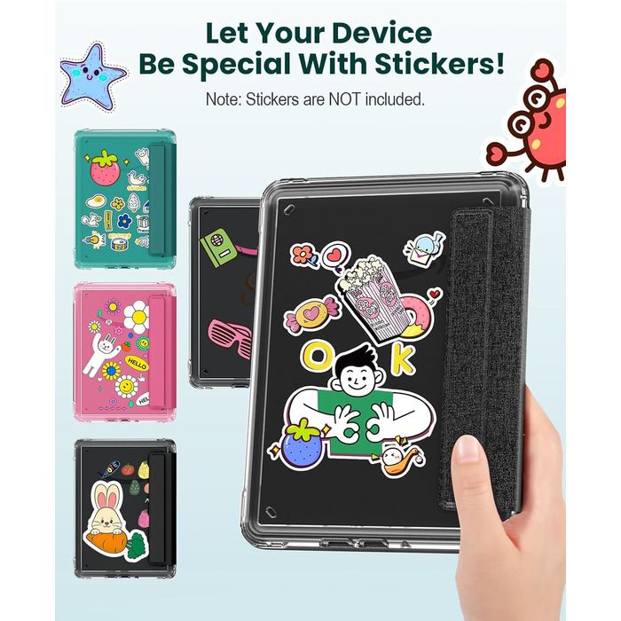 Чохол для Kindle Paperwhite 12 (2024) та Kindle Colorsoft (2024/2025) MoKo, Denim, Чорний, Магнітний, з авто-вимкненням