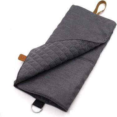 Килимок для собак Paws&Co: портативний, складаний, 75x50 см (M, сірий)