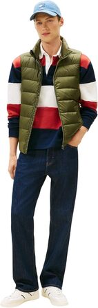 Жилет Tommy Jeans чоловічий, утеплений, темно-синій (Dark Night Navy), великий розмір 3XL, колір GREEN (Dark Greenery)