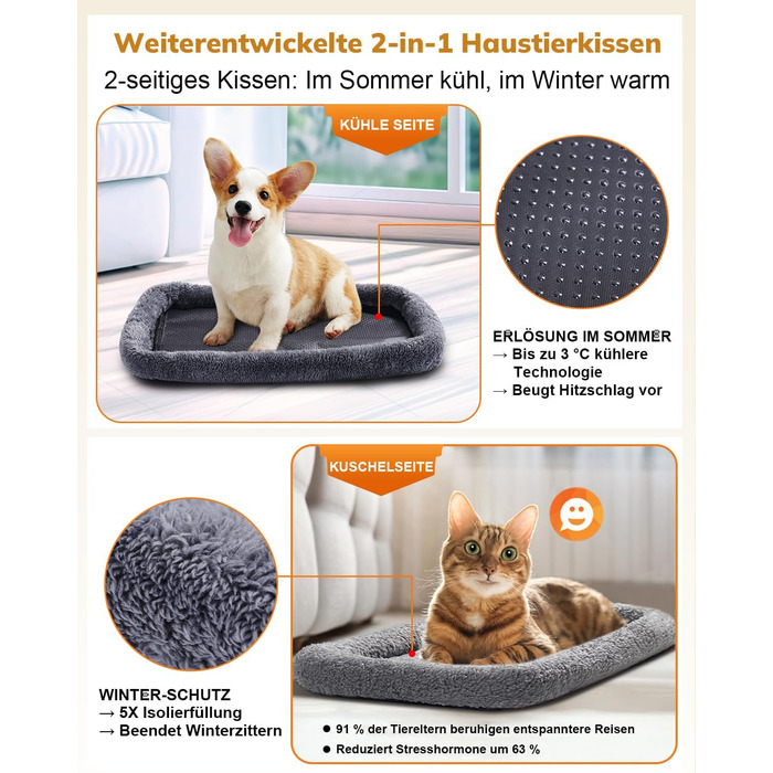 Транспортна переноска для котів та цуценят Morpilot до 5 кг, переноска для котів та собак, блакитна денім, 44 x 28 x 35 см, 44L, з надійними застібками, для відвідування ветеринара, авто, літак