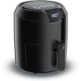 Аерофритюрниця Tefal EY4018 Easy Fry Precision XL, 1500 Вт, 4,2 л, 8 програм, цифровий дисплей, без олії, енергоощадна, чорна