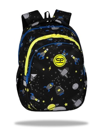 Багатовідсінковий шкільний рюкзак CoolPack, чорний, 21 л