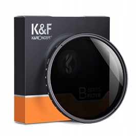 Регульований нейтральний фільтр K&F Concept Nano-B Variable ND2-ND400 (Fader), 77мм