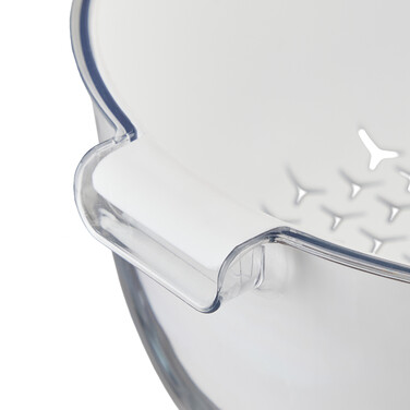 Relaxdays Mesh Strainer with Bowl