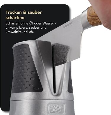 DMT Simple Sharp алмазний точильний камінь для ножів, двосторонній, екстратвердий, ідеальний кут заточування