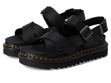 Сандалі жіночі Dr. Martens 31558001 шкіряні чорні, розмір 37-38 EU