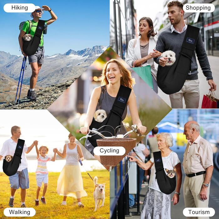 Сумка-переноска для собак CUBY, літня, для маленьких собак та котів, сітка, одно плече, чорний колір. З підкладкою для лап.