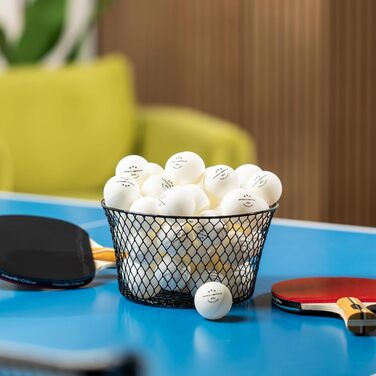 PRO SPIN Table Tennis Balls - 3 Star 40+ White Table Tennis Balls | High-Quality ABS Training Balls | Durable for Indoor & Outdoor Use, Competition & Play - 60 Pack