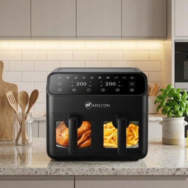 Аерофритюрниця MYLCON CRISPYO 8L 2000W з подвійною чашею