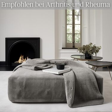 Електрична ковдра Steinborg з автовимкненням | 150 x 80 см | Таймер 6 год | Можна прати при 30°C | 6 температурних режимів | З пультом дистанційного керування | Тепла ковдра | Тепло під матрац | Тепла підстилка