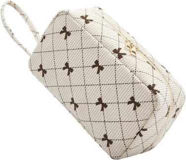 Косметичка жіноча з корду, туристична, для подорожей, зелена (Beige Bowkont)