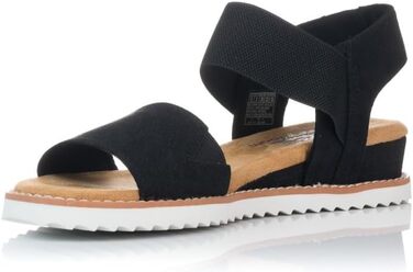 Сандалі жіночі Skechers Desert Kiss чорні 39 EU з мікрофібри та замші Gore-Tex