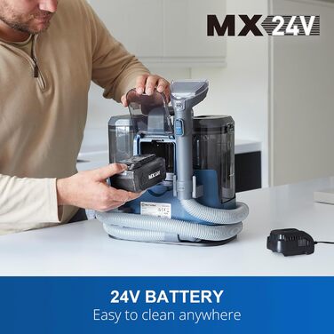 Vacmaster Бездротовий мийний пилосос для килимів, меблів та авто. Потужний, 15Kpa, 24V