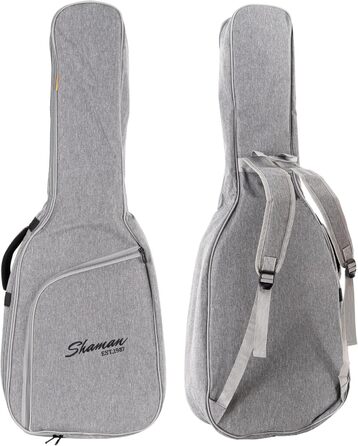 Чохол для гітари Shaman WGB-115 GY Premium-Line - Водовідштовхуючий, міцний, з рюкзак-переноскою та кишенею для аксесуарів