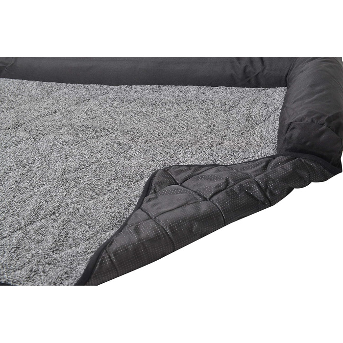 Крісло-ліжко для собак Raikou: зручне та захисне, 70x90 см, сірий меланж