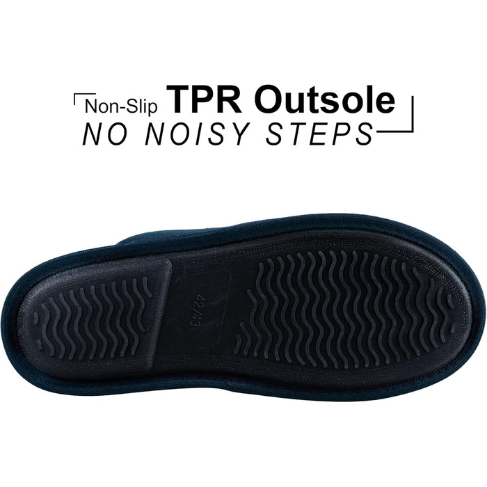 Тапочки чоловічі домашні, теплі, зручні, з плюшу, для дому та вулиці, розмір 38-47, синій/темно-синій, EU