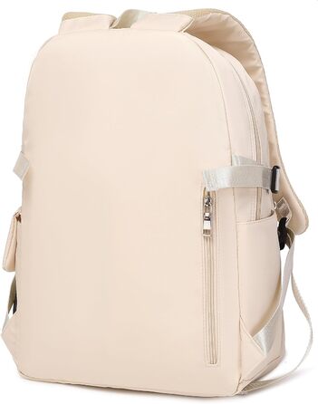 Жіночий рюкзак для ноутбука Acmebon, великий, модний, повсякденний, кремовий
