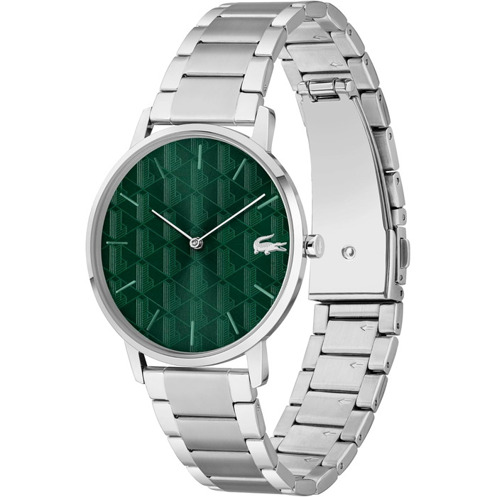 Годинник чоловічий Lacoste Crocorigin Quartz (зелений) - сталевий або шкіряний браслет