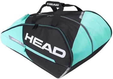 Спортивна сумка HEAD Tour Team Padel Monstercombi для великого тенісу та падел-тенісу, чорний/м'ятний, універсальний розмір