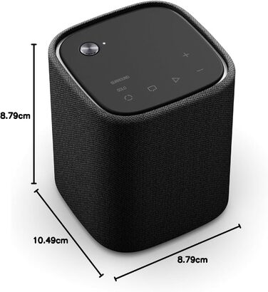 Yamaha TRUE X Speaker 1A: Бездротовий сабвуфер та Bluetooth колонка для TRUE X BAR – Чорний