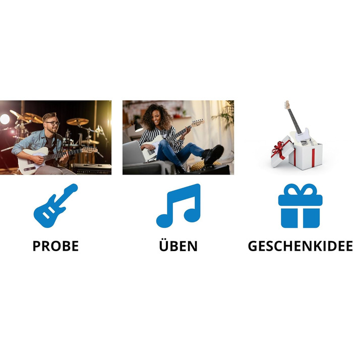 Електрогітара McGrey Rockit TL-Style Antique White (8-частинний стартовий набір)